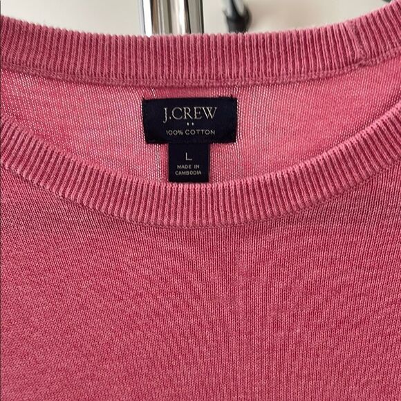 J. Crew Mens Crewneck Sweater with Ribbed Details Size Large - Picture 2 of 5